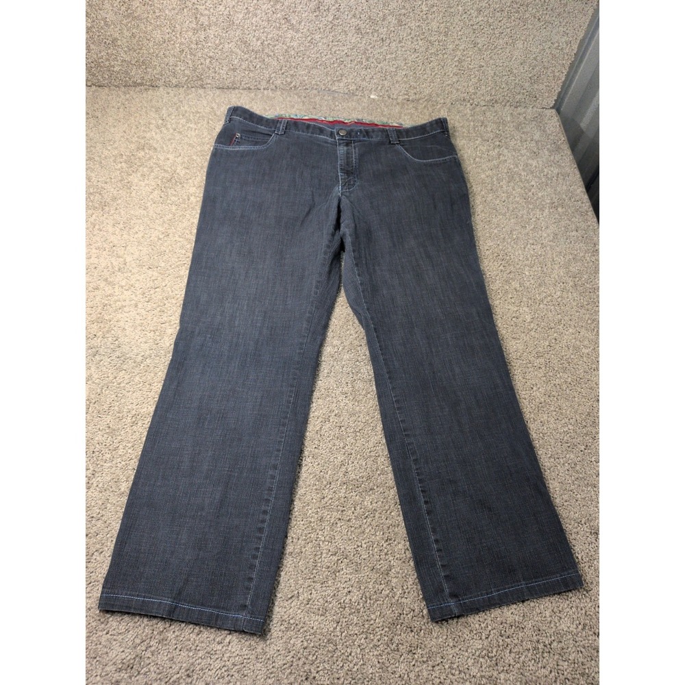 Meyer‎ Diego Modern Comfort Jeans Mens 58 Dark Indigo Blue Straight Leg Stretch